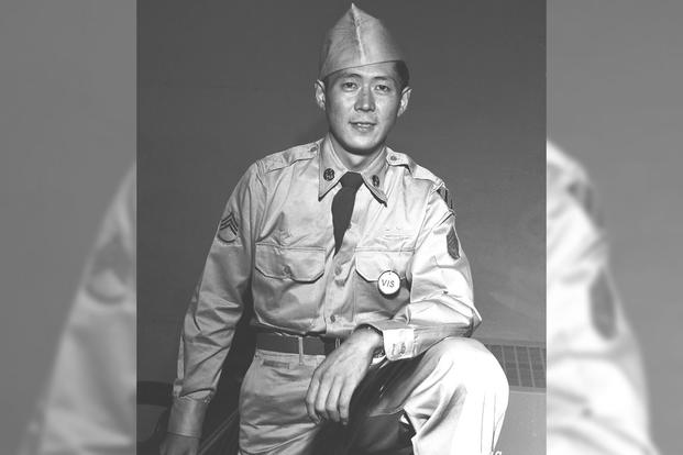 U.S. Army Staff Sergeant Hiroshi H. Miyamura, Medal of Honor recipient. (National Archives photo)