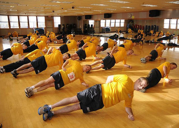 Indian Navy Physical Fitness Test Chart