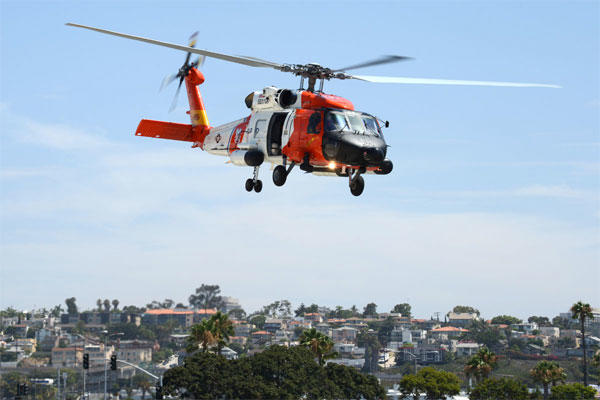 A Coast Guard MH-60 Jayhawk. Coast Guard photo