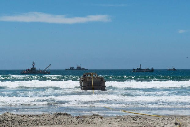 Marines Beach Terminating Unit Training 