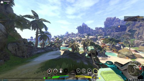 Firefall screenshot, HUD