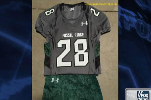 A school district in Colorado denied a high school football team's request to honor the military by wearing the names of fallen service members on the back of their jerseys. (Fox News Image)