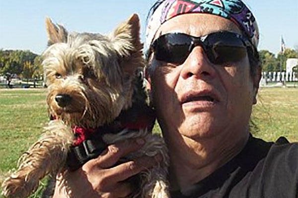 Larry Yepez and his dog Benji. Facebook photo