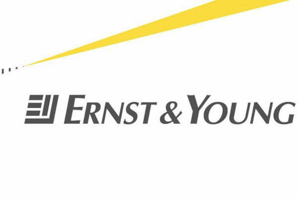 Ernst and Young logo.