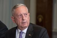 FILE -- Secretary of Defense James N. Mattis meets with Libya’s Prime Minister Fayez Serraj Nov. 20, 2017, at the Pentagon in Washington, D.C. (DoD/Air Force Tech. Sgt. Brigitte N. Brantley)