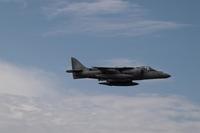 AV-8B Harriers pass a Company Fire Support Team comprised of U.S. Marines during a Fire Support Coordination exercise as they participate in Alligator Dagger near Camp Lemonnier, Djibouti, September 9, 2017. (U.S. Air National Guard/Tech. Sgt. Joe Harwood)