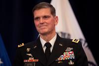 The outgoing commander of U.S. Central Command, U.S. Army Gen. Joseph L. Votel, is seen at his retirement ceremony, Tampa, Florida, March 28, 2019. Votel retired after 39 years of military service. (Lisa Ferdinando/DoD Photo)