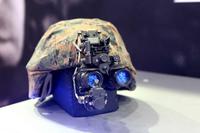 The Marine Corps’ new Squad Binocular Night Vision Optic was on display at Modern Day Marine 2019. Military.com photo by Matthew Cox