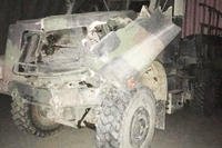 More than three dozen Marines were sent to the hospital when two 7-ton trucks collided this summer at Twentynine Palms, California. The Marine Corps did not disclose any information about the accident at the time, which was the second major mishap in three weeks for 1st Battalion, 25th Marines. (Courtesy photo)