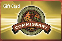 Commissary gift card.