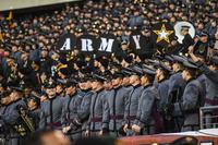 United States Military Academy cadets watch the 2019 Army Navy Game in Philadelphia, Pa., Dec. 14, 2019. (U.S. Army/Sgt. Dana Clarke)