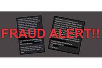 U.S. Army Recruiting Command put out a fraud alert for fake draft notices.