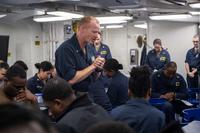 navy chaplain praying