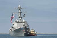 The USS Kidd returns to Naval Base San Diego following a seven-month deployment.