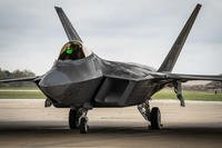 F-22 Raptoraerial demonstration at Joint Base Langley-Eustis