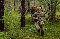 Marine Forces Europe and Africa, rush to attack simulated enemy forces.