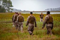 Marines in the Martial Arts Instructor Course on Parris Island