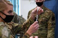 The 109th Airlift Wing began administering COVID-19 vaccines on March 10, 2021.