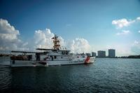 The Sentinel-class cutter USCGC William Flores (WPC 1103) 