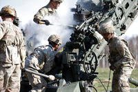 Army soldiers M-777 Howitzer Estonia