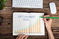 Bar chat tracking retirement savings