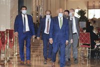 U.S. peace envoy for Afghanistan Zalmay Khalilzad arrives for talks in Doha, Qatar