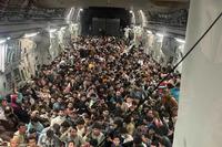 U.S. Air Force C-17 Globemaster III safely transported 823 Afghan citizens