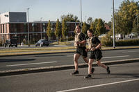 Running portion of Murph Challenge 1800