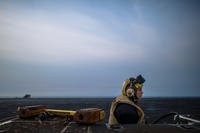 USS Nimitz flight deck