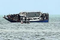 Boat runs aground in the Florida Keys off Key Largo.