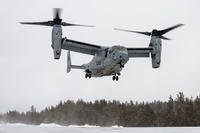 MV-22B Osprey landing in Norway