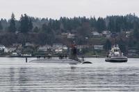 USS Connecticut returns to its homeport in Bremerton, Washington.