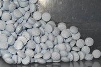 Fentanyl-laced fake oxycodone pills.