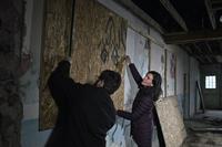 Nisei soldiers mural at Fort Ritchie in Maryland.