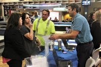 Fort McCoy community members participate in a job fair at McCoy's Community Center at Fort McCoy, Wis.