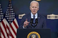 President Joe Biden speaks about the Chinese surveillance balloon.