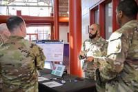 Spc. Salem Ezz, speaks about his idea about a mold awareness tool.