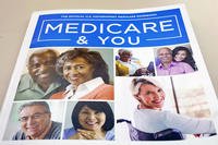 The U.S. Medicare Handbook is photographed in Washington, D.C. 