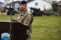 Gen. Christopher Cavoli at Allen Field on Clay Kaserne.