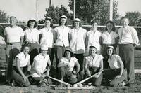The Hanford women’s baseball team
