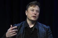 Tesla and SpaceX CEO Elon Musk speaks at the SATELLITE Conference and Exhibition