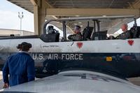 Flight instructors before their flight at Laughlin Air Force Base, Texas