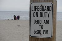 Lifeguard sign