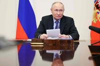 Vladimir Putin chairs a Russian Security Council meeting