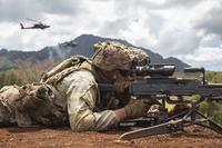 Soldiers participate in a capabilities exercise at Schofield Barracks, Hawaii