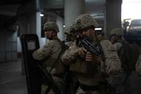 U.S. Marines  during bi-lateral Close Quarter Battle training in Spain