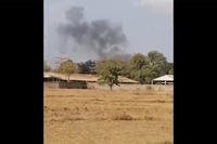 An ammunition explosion at an army base in Cambodia.