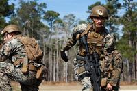 U.S. Marines with the School of Infantry-East, Combat Instructor School
