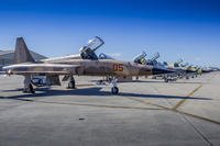 F-5N Tiger II jets standby on the flight line aboard Marine Corps Air Station Beaufort, S.C.