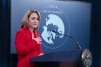 Deputy Secretary of Defense Kathleen Hicks announces the Pentagon's new Arctic Strategy